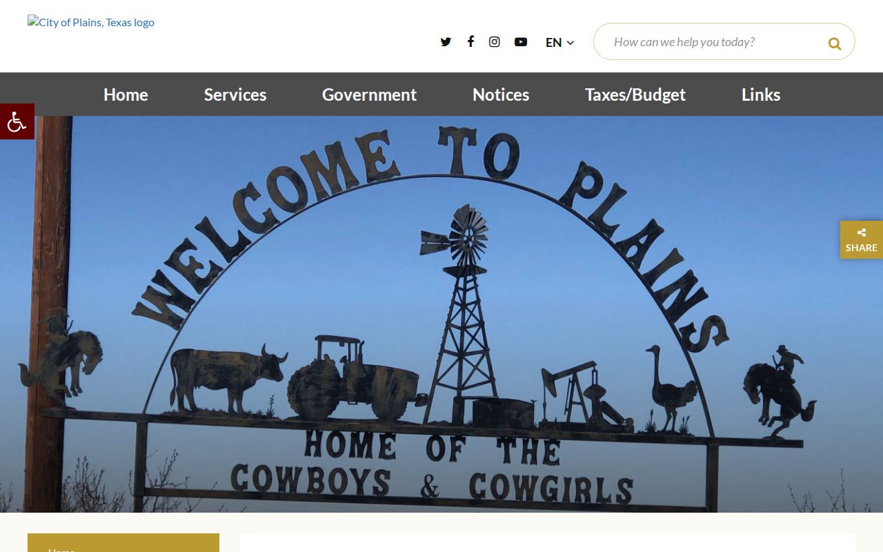 Plains warrant records: City Hall contact page for address and office hours